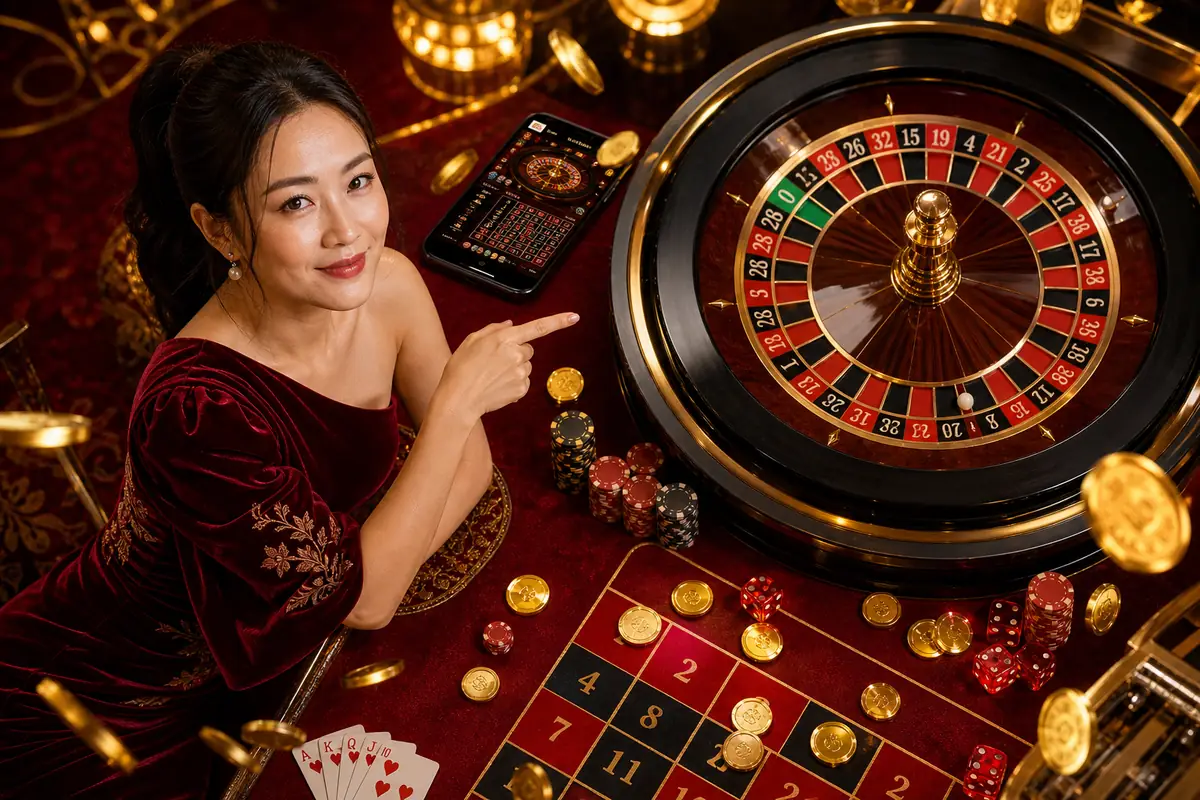 winbox9 Casino meja live dealer baccarat
